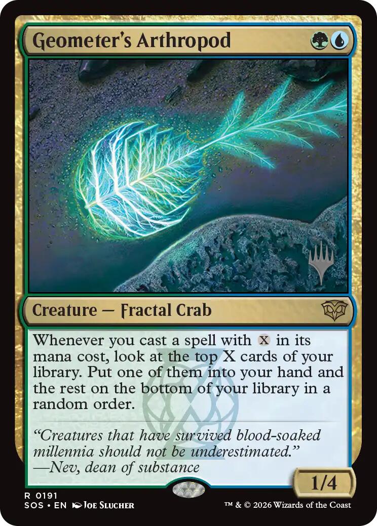 Geometer's Arthropod [Secrets of Strixhaven Promos] | Gear Gaming Bentonville