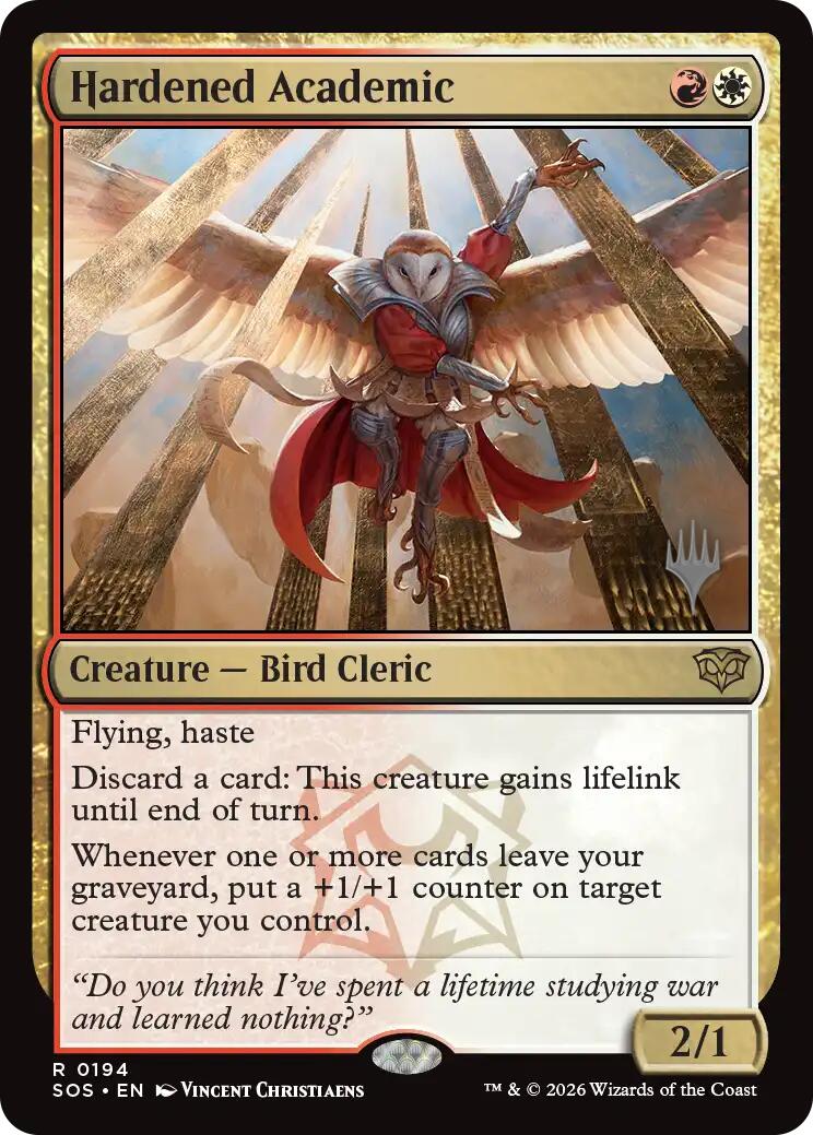 Hardened Academic [Secrets of Strixhaven Promos] | Gear Gaming Bentonville