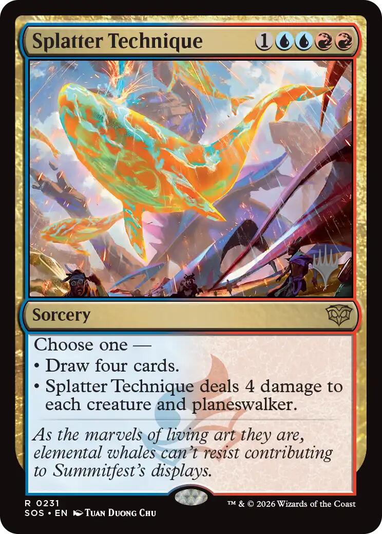 Splatter Technique [Secrets of Strixhaven Promos] | Gear Gaming Bentonville