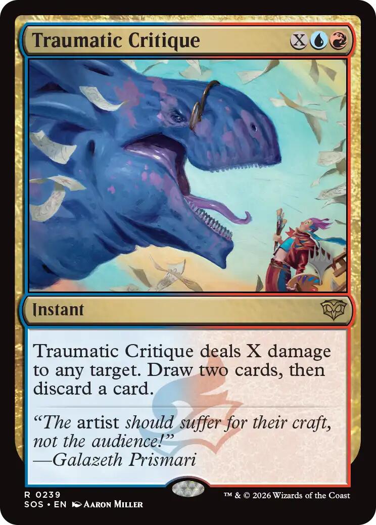 Traumatic Critique [Secrets of Strixhaven Promos] | Gear Gaming Bentonville