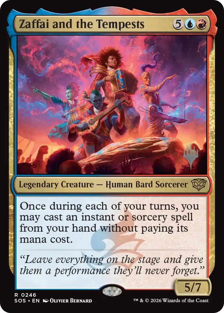 Zaffai and the Tempests [Secrets of Strixhaven Promos] | Gear Gaming Bentonville