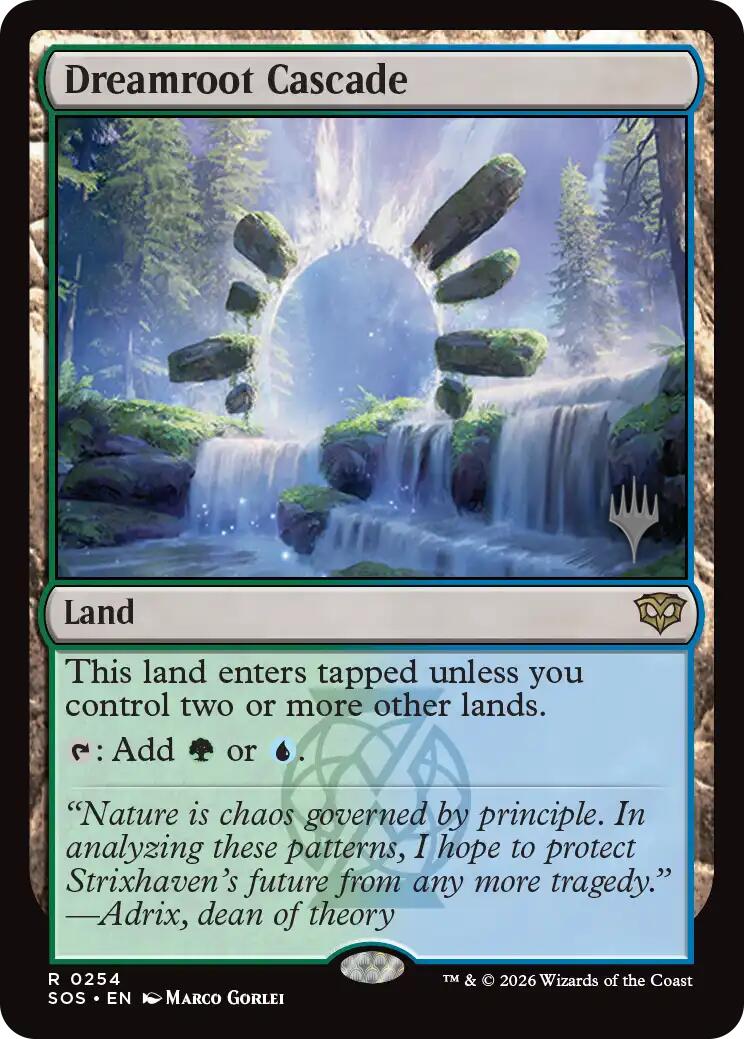 Dreamroot Cascade [Secrets of Strixhaven Promos] | Gear Gaming Bentonville