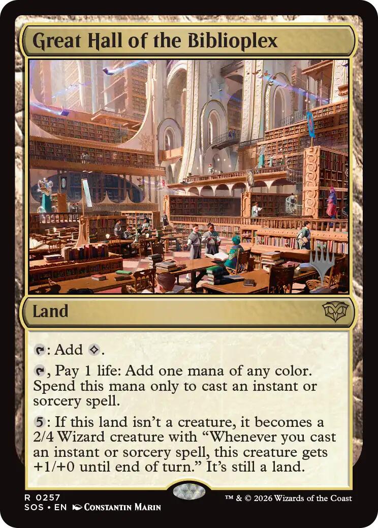 Great Hall of the Biblioplex [Secrets of Strixhaven Promos] | Gear Gaming Bentonville