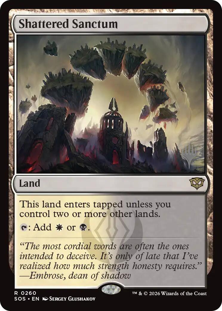 Shattered Sanctum [Secrets of Strixhaven Promos] | Gear Gaming Bentonville