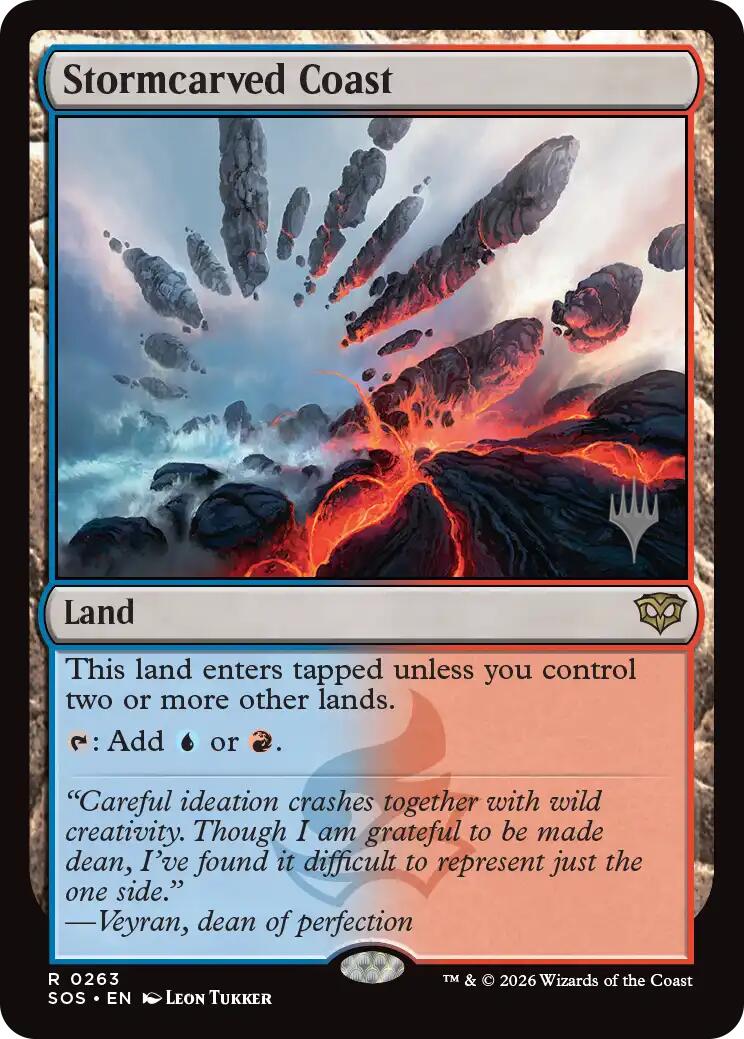 Stormcarved Coast [Secrets of Strixhaven Promos] | Gear Gaming Bentonville