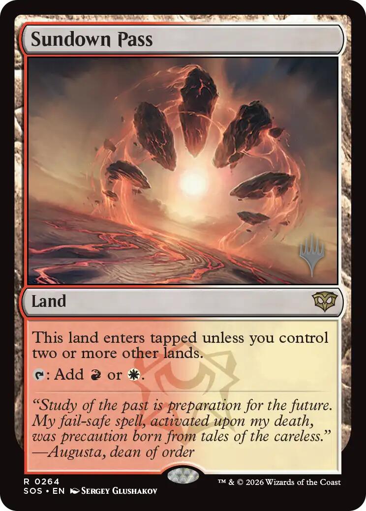 Sundown Pass [Secrets of Strixhaven Promos] | Gear Gaming Bentonville