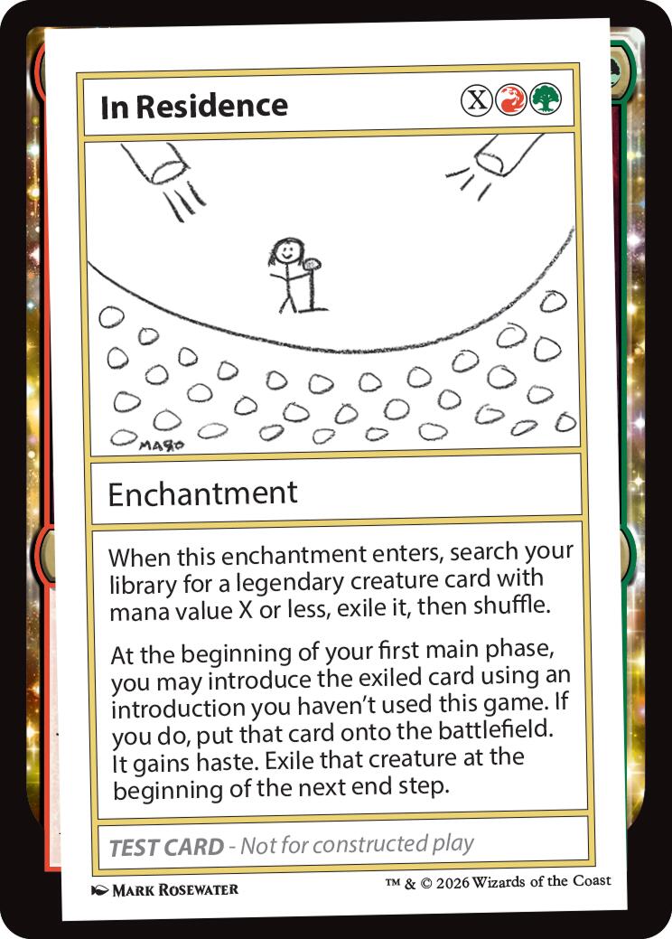 In Residence [Mystery Booster Playtest Cards] | Gear Gaming Bentonville