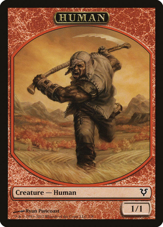Human Token (7/8) [Avacyn Restored Tokens] | Gear Gaming Bentonville