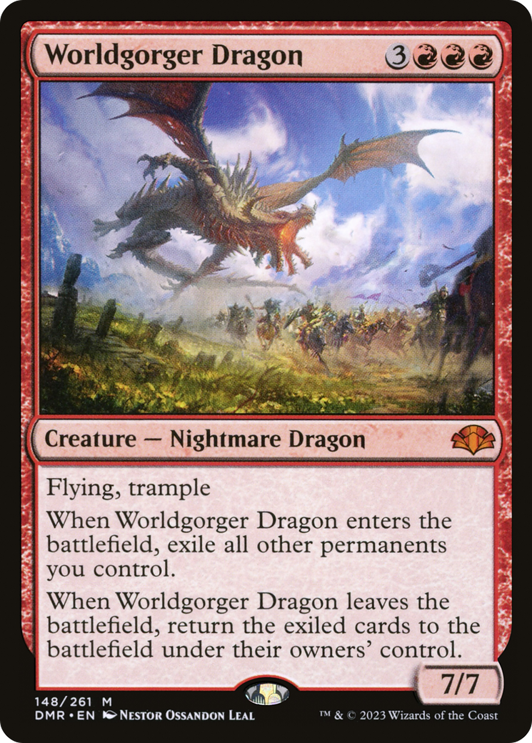 Worldgorger Dragon [Dominaria Remastered] | Gear Gaming Bentonville