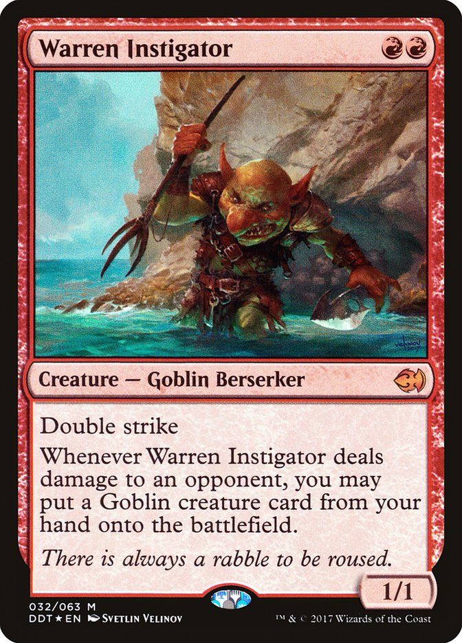 Warren Instigator [Duel Decks: Merfolk vs. Goblins] | Gear Gaming Bentonville