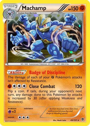 Machamp (49/101) (Cosmos Holo) [Black & White: Plasma Blast] | Gear Gaming Bentonville