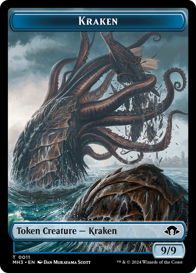 Kraken // Energy Reserve Double-Sided Token [Modern Horizons 3 Tokens] | Gear Gaming Bentonville