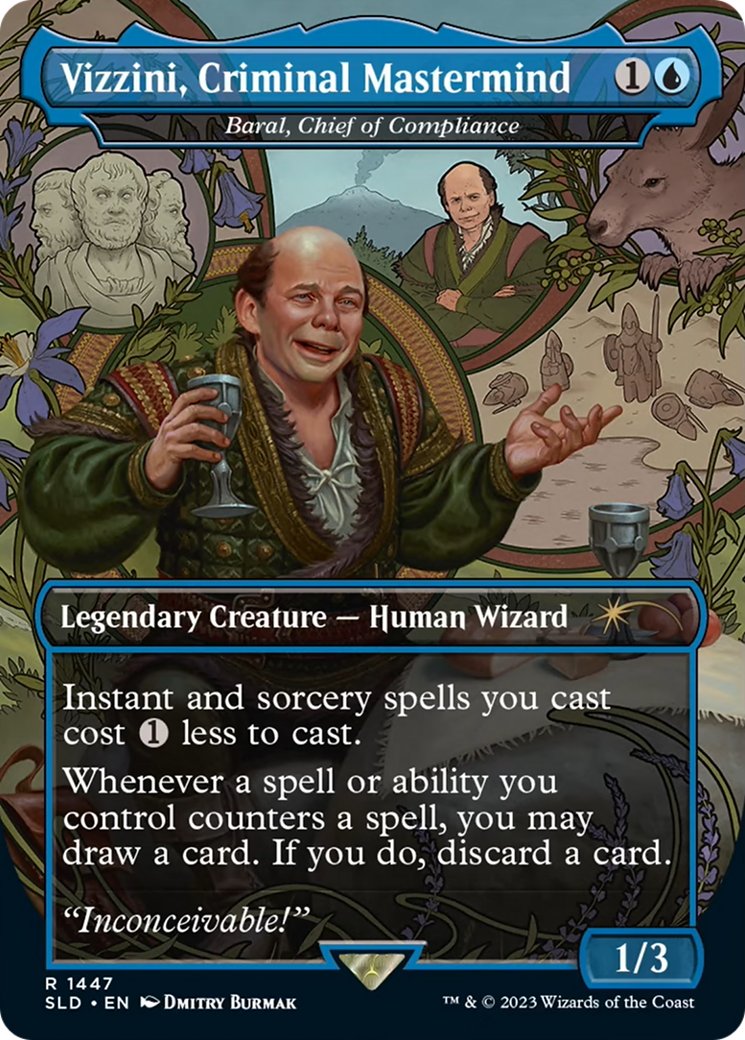 Vizzini, Criminal Mastermind - Baral, Chief of Compliance [Secret Lair Drop Series] | Gear Gaming Bentonville