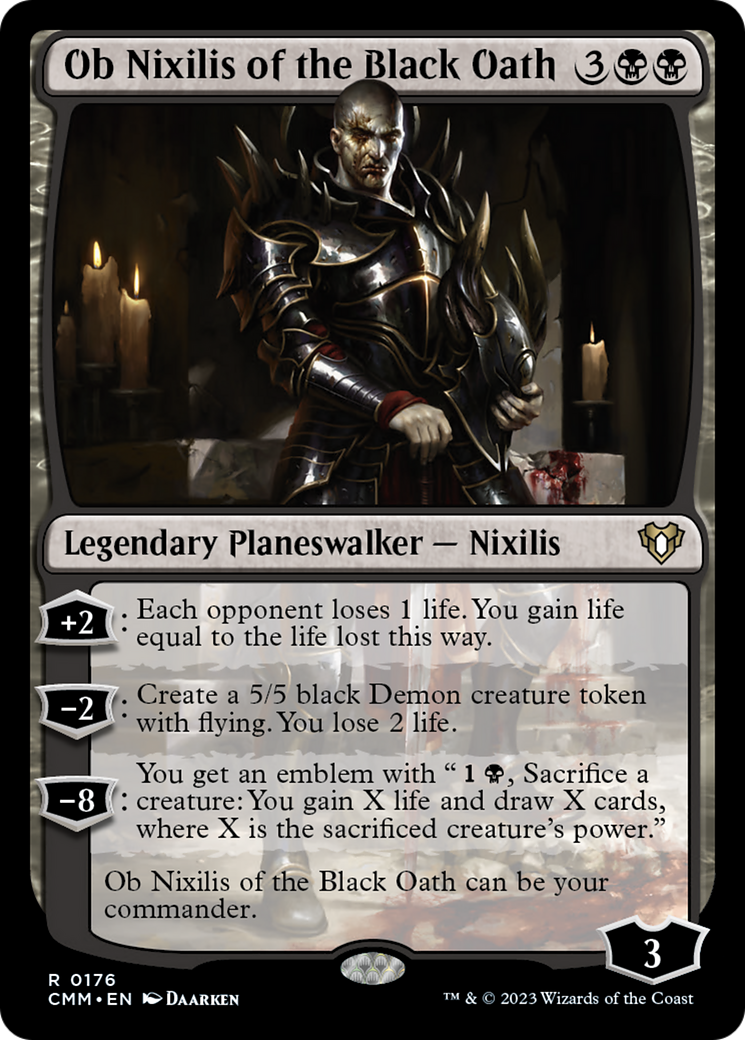 Ob Nixilis of the Black Oath [Commander Masters] | Gear Gaming Bentonville