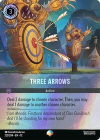 Three Arrows (Epic) (222/204) [Wilds Unknown] | Gear Gaming Bentonville