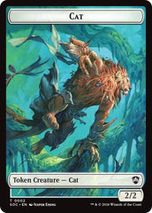 Cat // Inkling (0022) Double-Sided Token [Secrets of Strixhaven Commander Tokens] | Gear Gaming Bentonville