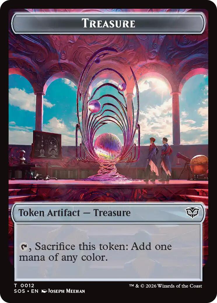 Phyrexian Germ // Treasure Double-Sided Token [Secrets of Strixhaven Commander Tokens] | Gear Gaming Bentonville