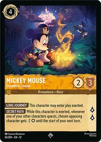 Mickey Mouse - Expedition Leader (26/204) [Wilds Unknown] | Gear Gaming Bentonville