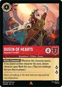 Queen of Hearts - Impatient Traveler (122/204) [Wilds Unknown] | Gear Gaming Bentonville