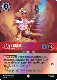 Daisy Duck - Trendy Traveler (Epic) (216/204) [Wilds Unknown] | Gear Gaming Bentonville