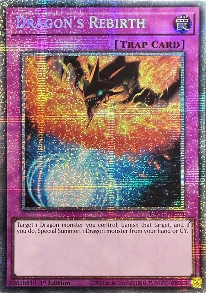 Dragon's Rebirth (Starlight Rare) [RA05-EN078] Starlight Rare | Gear Gaming Bentonville