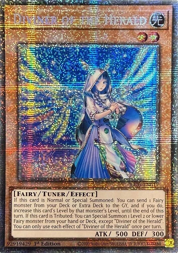 Diviner of the Herald (Starlight Rare) [RA05-EN017] Starlight Rare | Gear Gaming Bentonville