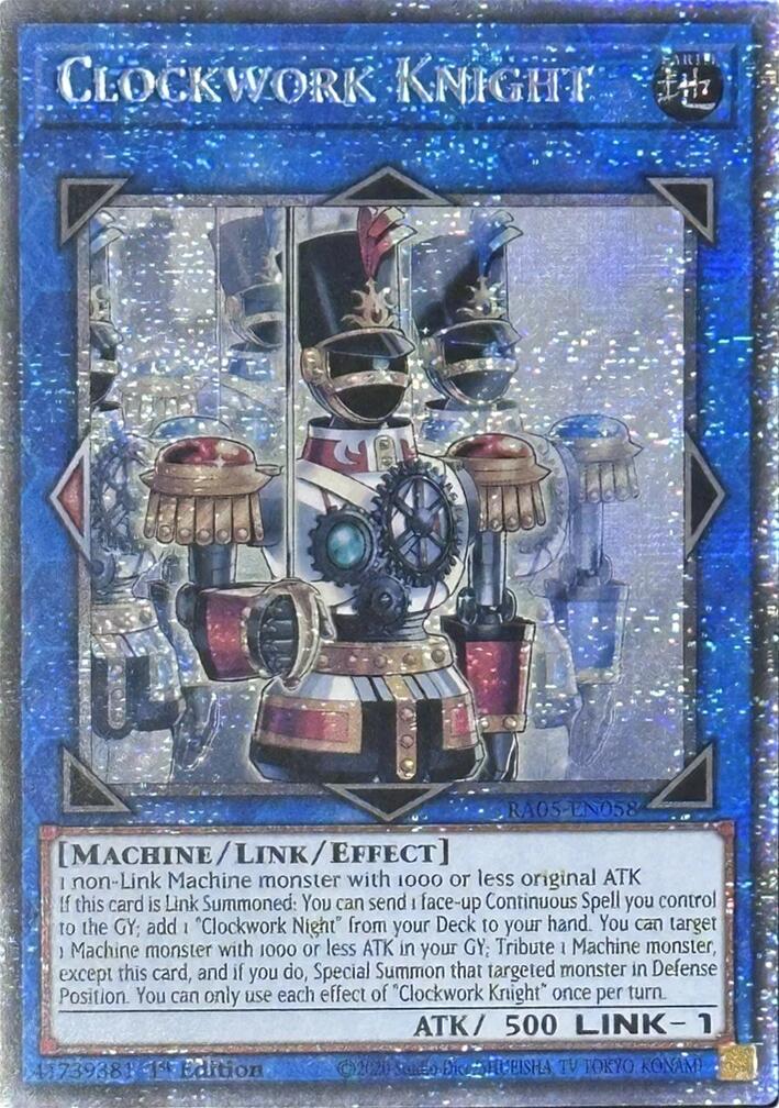 Clockwork Knight (Starlight Rare) [RA05-EN058] Starlight Rare | Gear Gaming Bentonville