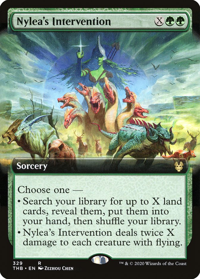 Nylea's Intervention (Extended Art) [Theros Beyond Death] | Gear Gaming Bentonville
