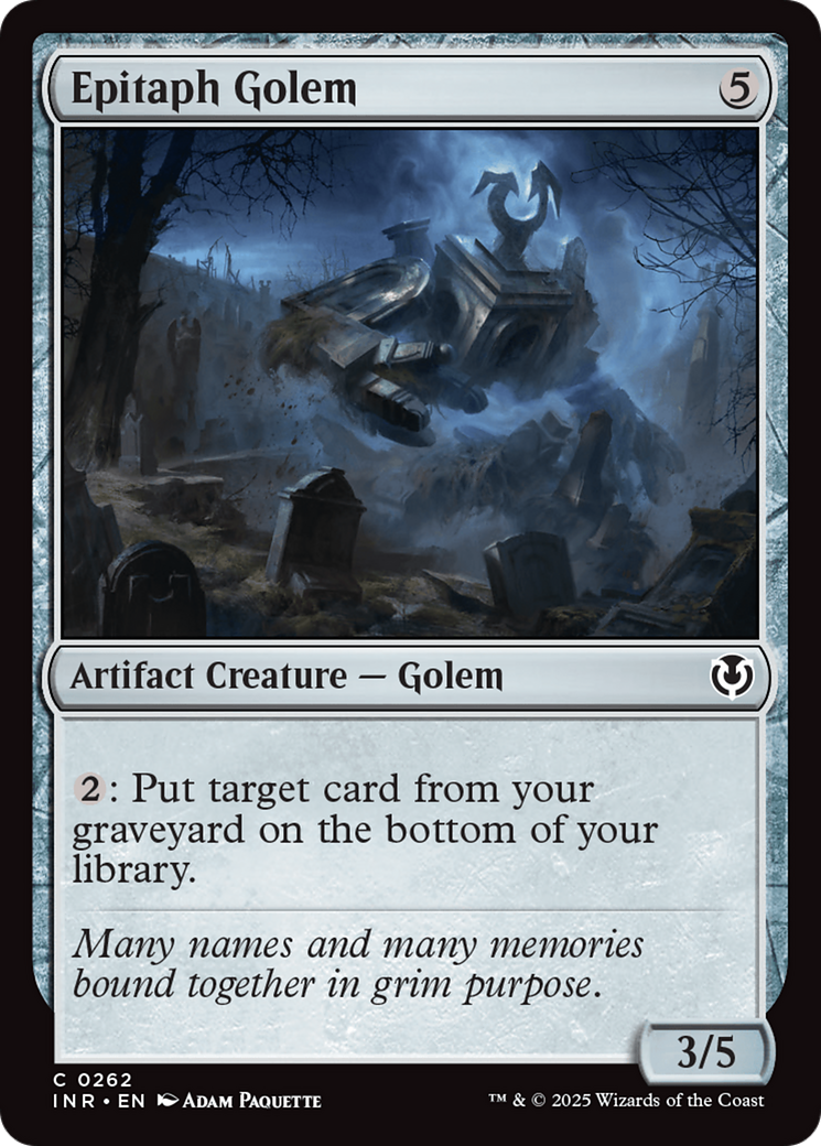 Epitaph Golem [Innistrad Remastered] | Gear Gaming Bentonville