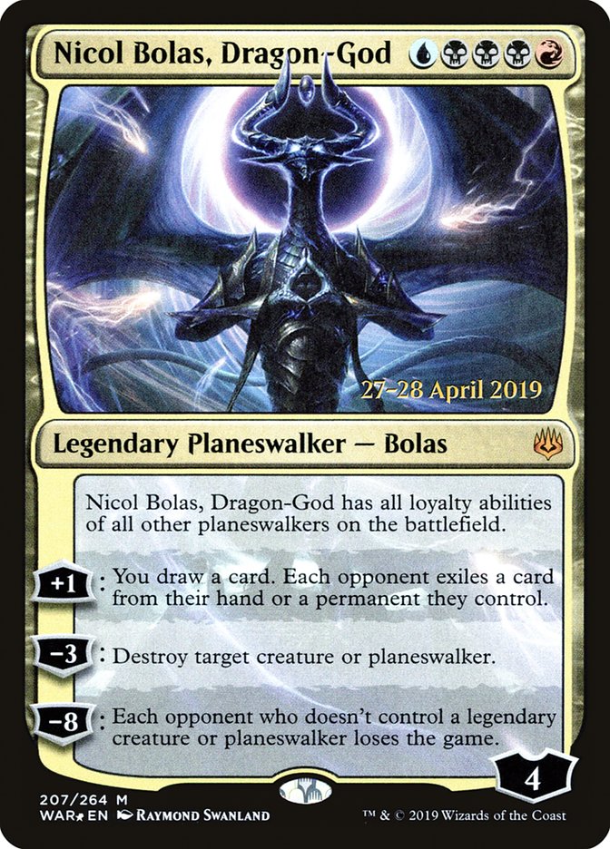 Nicol Bolas, Dragon-God [War of the Spark Prerelease Promos] | Gear Gaming Bentonville
