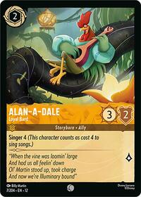 Alan-a-Dale - Loyal Bard (7/204) [Wilds Unknown] | Gear Gaming Bentonville