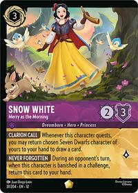 Snow White - Merry as the Morning (Foil) (37/204) [Wilds Unknown] | Gear Gaming Bentonville