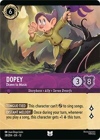 Dopey - Drawn to Music (Foil) (38/204) [Wilds Unknown] | Gear Gaming Bentonville