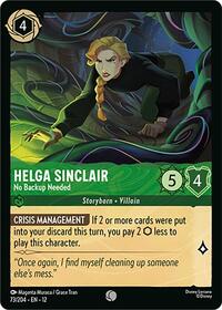 Helga Sinclair - No Backup Needed (73/204) [Wilds Unknown] | Gear Gaming Bentonville