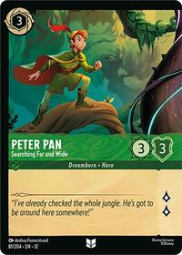 Peter Pan - Searching Far and Wide (Foil) (81/204) [Wilds Unknown] | Gear Gaming Bentonville