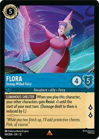 Flora - Strong-Willed Fairy (141/204) [Wilds Unknown] | Gear Gaming Bentonville