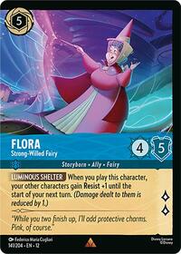 Flora - Strong-Willed Fairy (Foil) (141/204) [Wilds Unknown] | Gear Gaming Bentonville