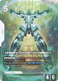 Unicorn Gundam (Awakened) (LR+) (GD04-066) [Phantom Aria] | Gear Gaming Bentonville