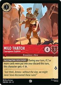 Milo Thatch - Courageous Explorer (108/204) [Wilds Unknown] | Gear Gaming Bentonville