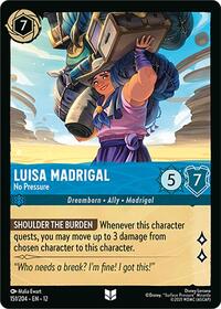 Luisa Madrigal - No Pressure (151/204) [Wilds Unknown] | Gear Gaming Bentonville