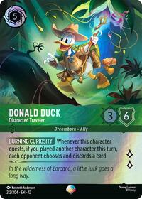 Donald Duck - Distracted Traveler (Epic) (212/204) [Wilds Unknown] | Gear Gaming Bentonville