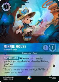 Minnie Mouse - Practical Traveler (Epic) (219/204) [Wilds Unknown] | Gear Gaming Bentonville