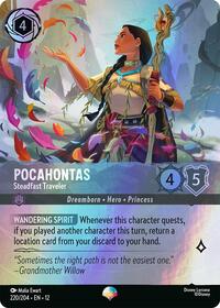 Pocahontas - Steadfast Traveler (Epic) (220/204) [Wilds Unknown] | Gear Gaming Bentonville