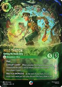 Milo Thatch - Getting His Hands Dirty (Enchanted) (230/204) [Wilds Unknown] | Gear Gaming Bentonville
