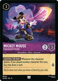 Mickey Mouse - Experienced Traveler (52/204) [Wilds Unknown] | Gear Gaming Bentonville