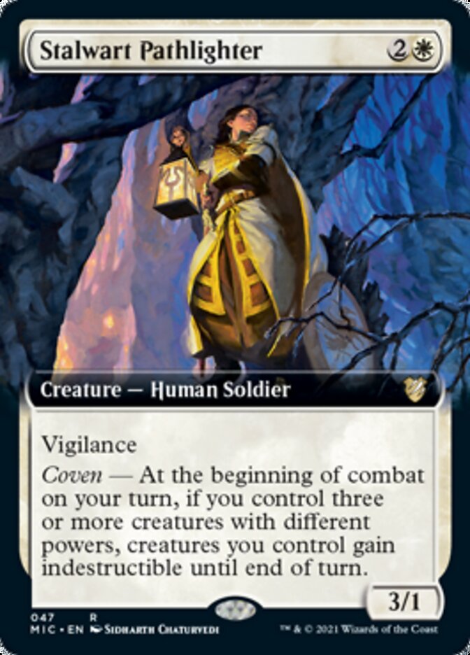 Stalwart Pathlighter (Extended Art) [Innistrad: Midnight Hunt Commander] | Gear Gaming Bentonville
