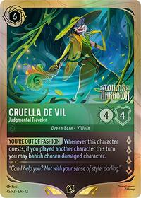 Cruella De Vil - Judgmental Traveler (45) [Disney Lorcana Promo Cards] | Gear Gaming Bentonville