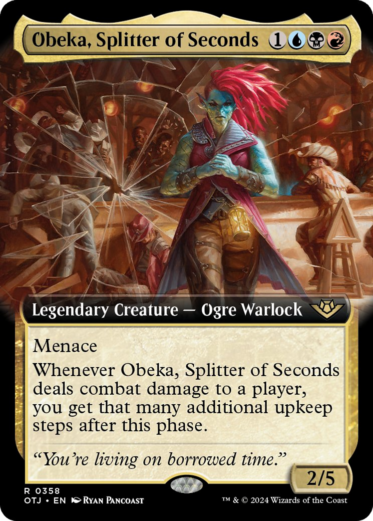 Obeka, Splitter of Seconds (Extended Art) [Outlaws of Thunder Junction] | Gear Gaming Bentonville