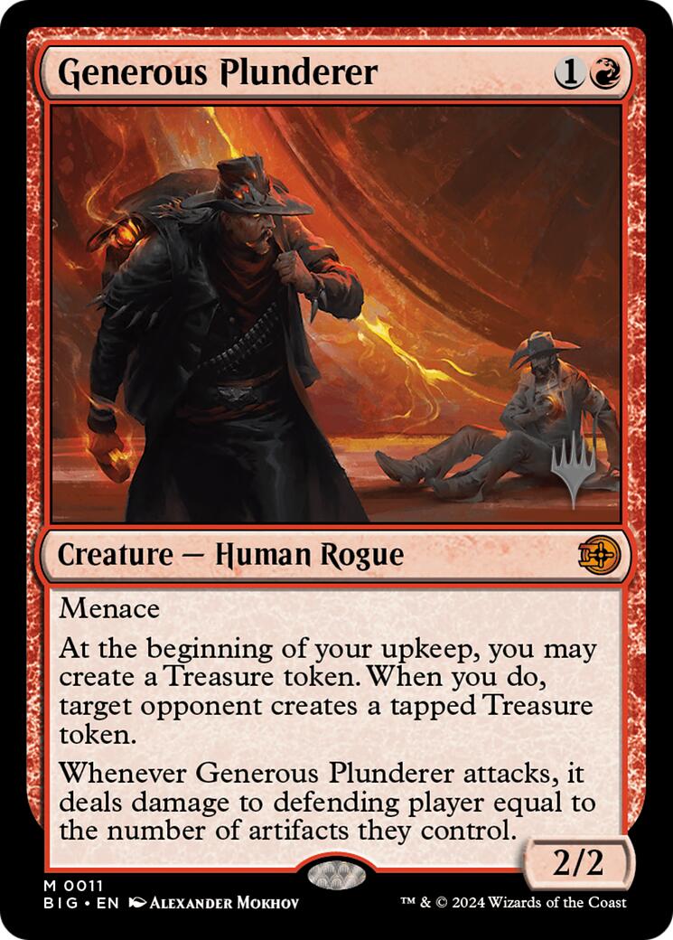 Generous Plunderer [Outlaws of Thunder Junction Promos] | Gear Gaming Bentonville