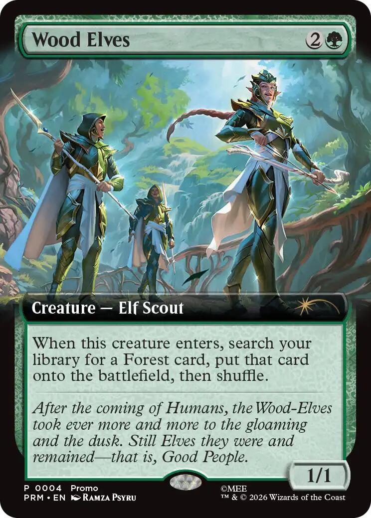 Wood Elves (Extended Art) [Media Promos] | Gear Gaming Bentonville